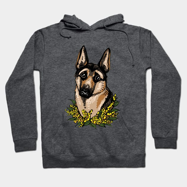 G is for German Sheperd Hoodie by Taylorbryn